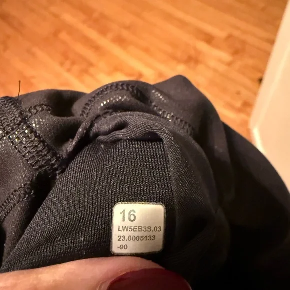 Lululemon Wunder Train High-Rise Tight 25" *Foil Shapeshifter Foil Black - Picture 3 of 3